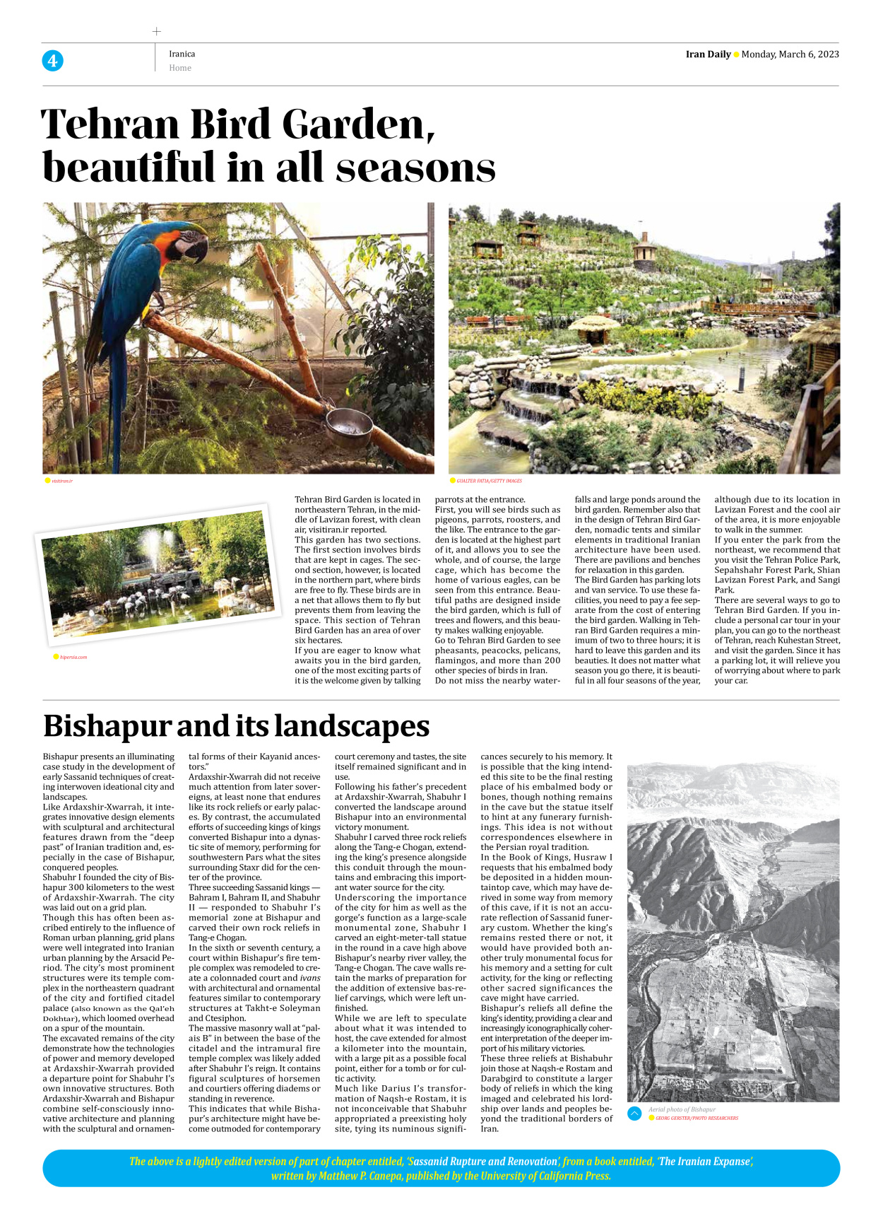 Iran Daily - Number Seven Thousand Two Hundred and Fifty Two - 06 March 2023 - Page 4