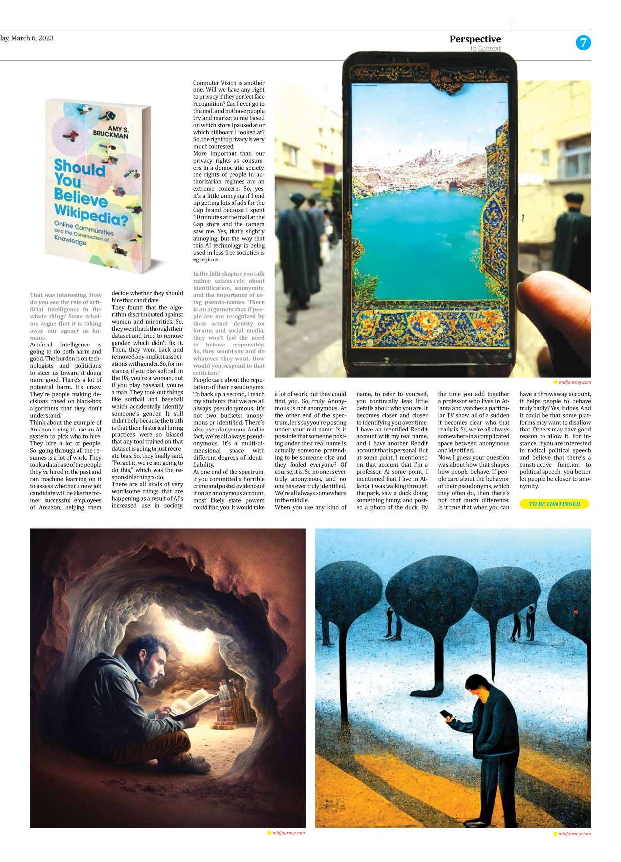 Iran Daily - Number Seven Thousand Two Hundred and Fifty Two - 06 March 2023 - Page 7