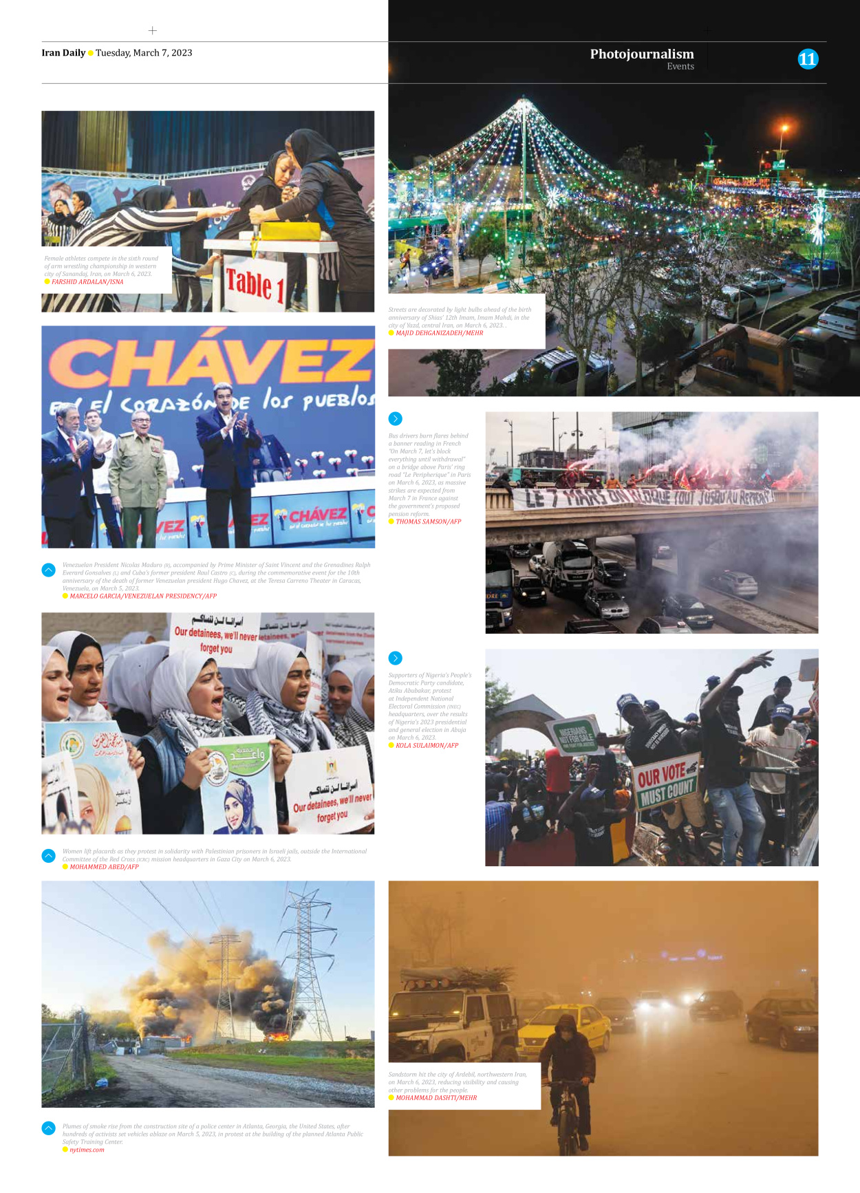 Iran Daily - Number Seven Thousand Two Hundred and Fifty Three - 07 March 2023 - Page 11