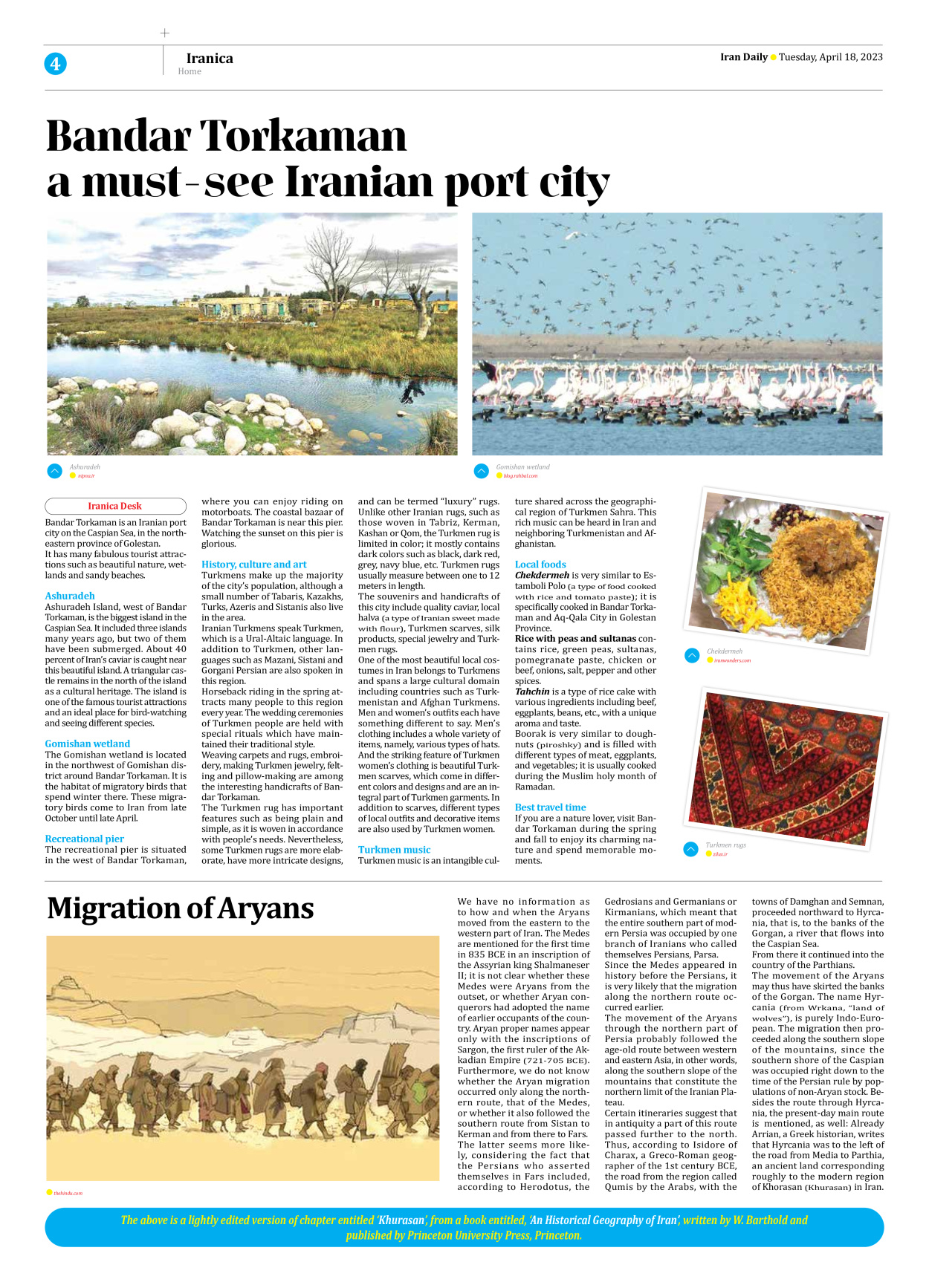Iran Daily - Number Seven Thousand Two Hundred and Seventy One - 18 April 2023 - Page 4