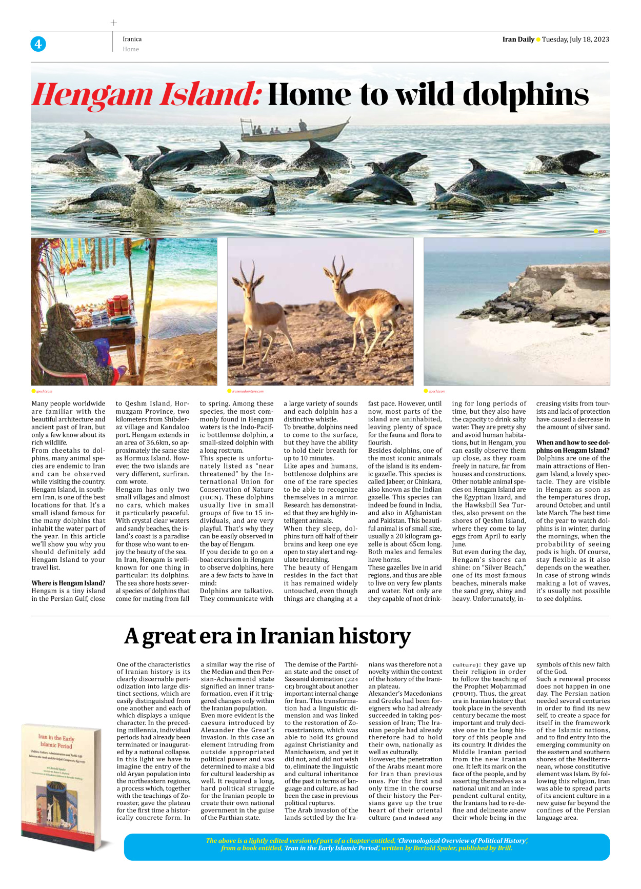 Iran Daily - Number Seven Thousand Three Hundred and Forty Two - 17 July 2023 - Page 4