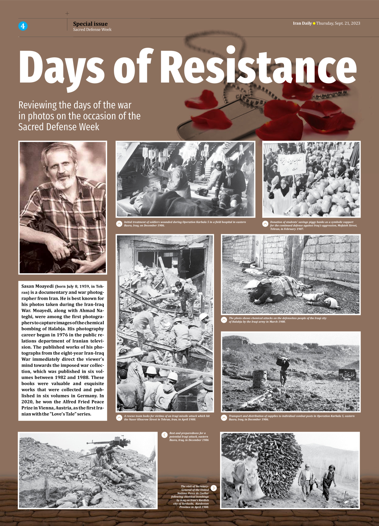 Iran Daily - Number Seven Thousand Three Hundred and Ninety One - 21 September 2023 - Page 4