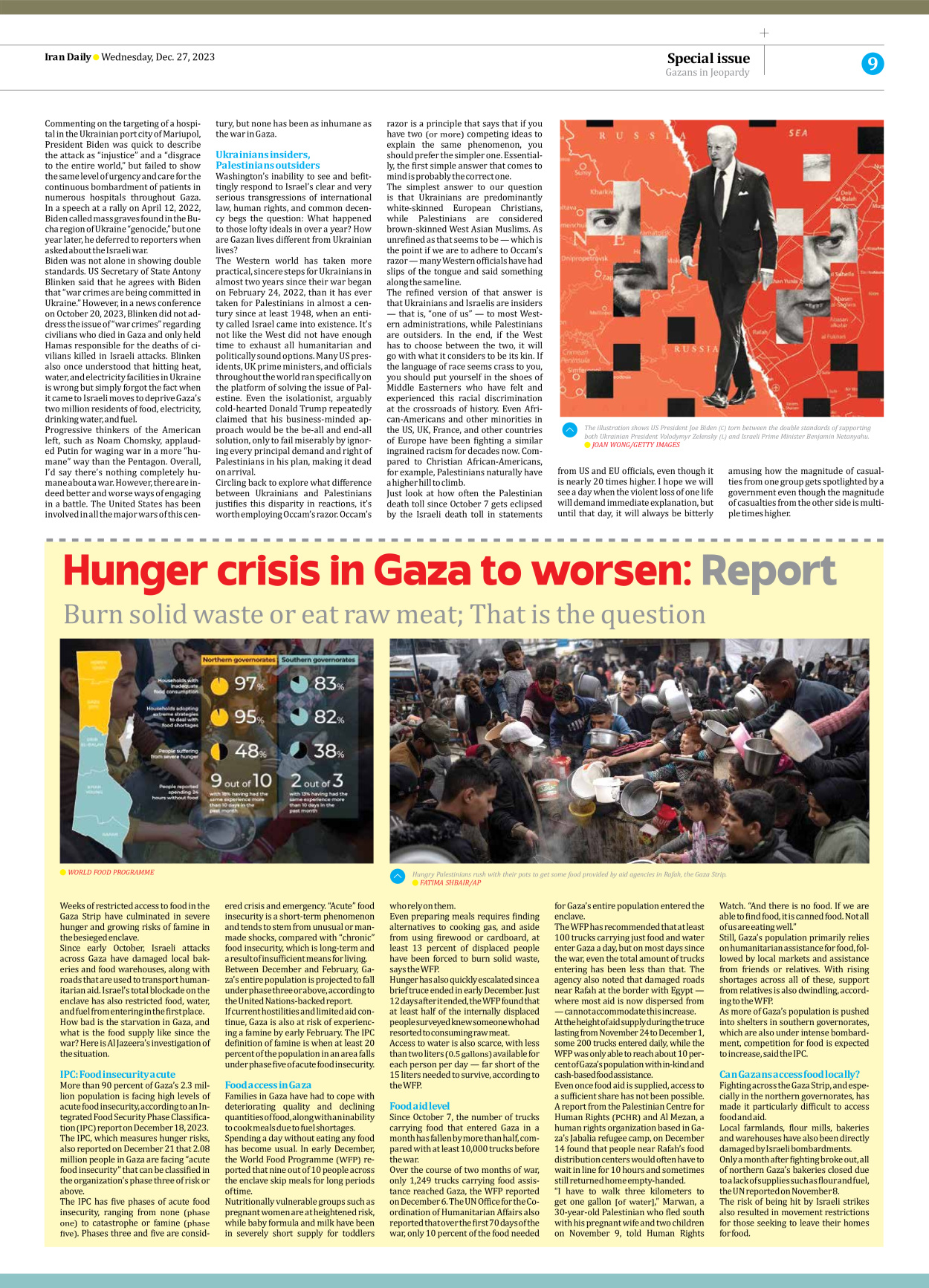 Iran Daily - Number Seven Thousand Four Hundred and Sixty Nine - 27 December 2023 - Page 5