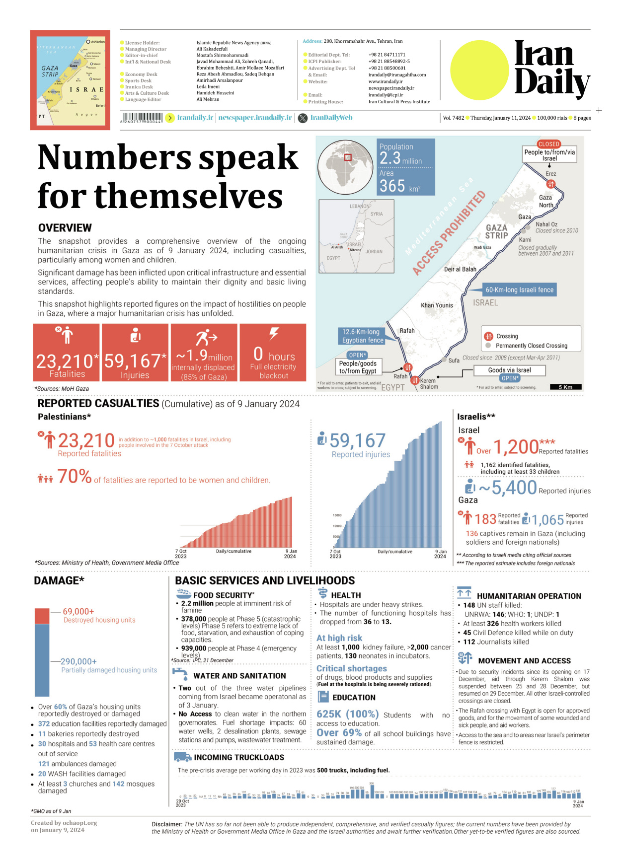 Iran Daily - Number Seven Thousand Four Hundred and Eighty Two - 11 January 2024 - Page 8