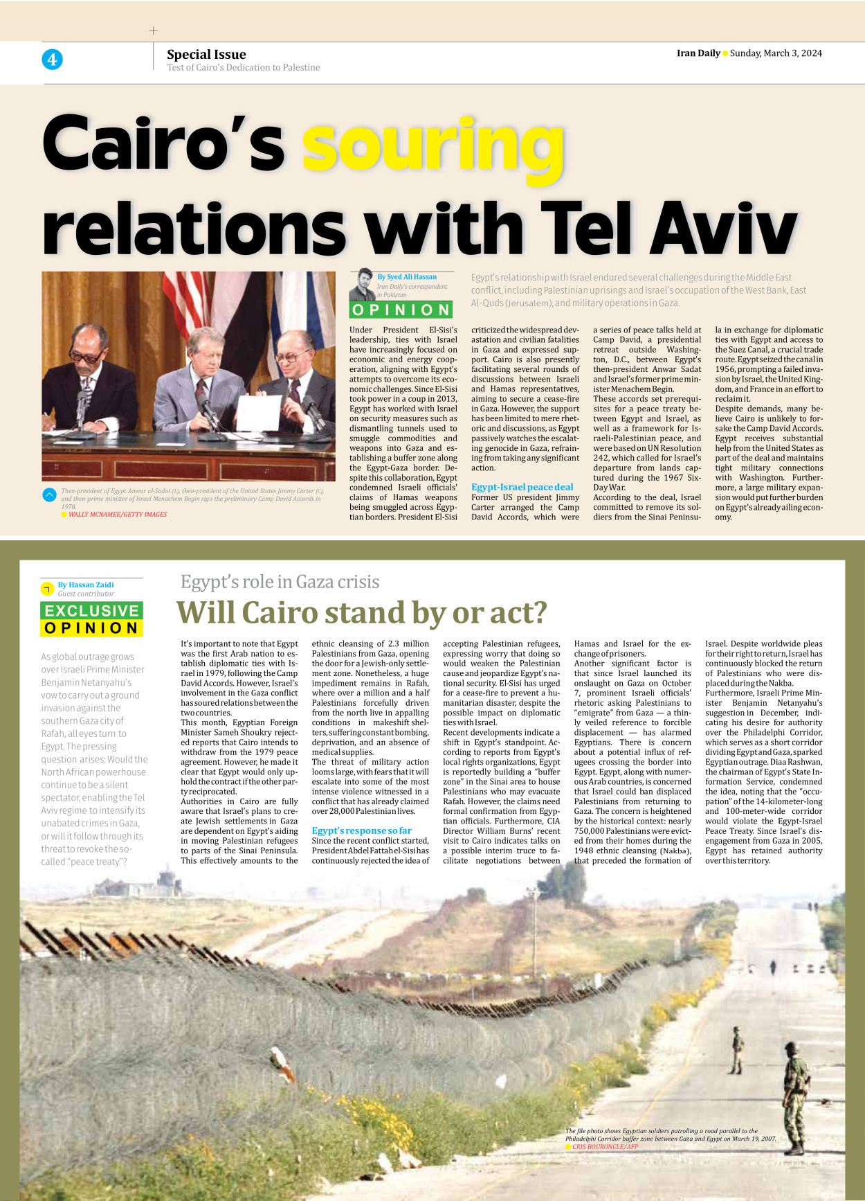 Iran Daily - Number Seven Thousand Five Hundred and Twenty - 03 March 2024 - Page 4