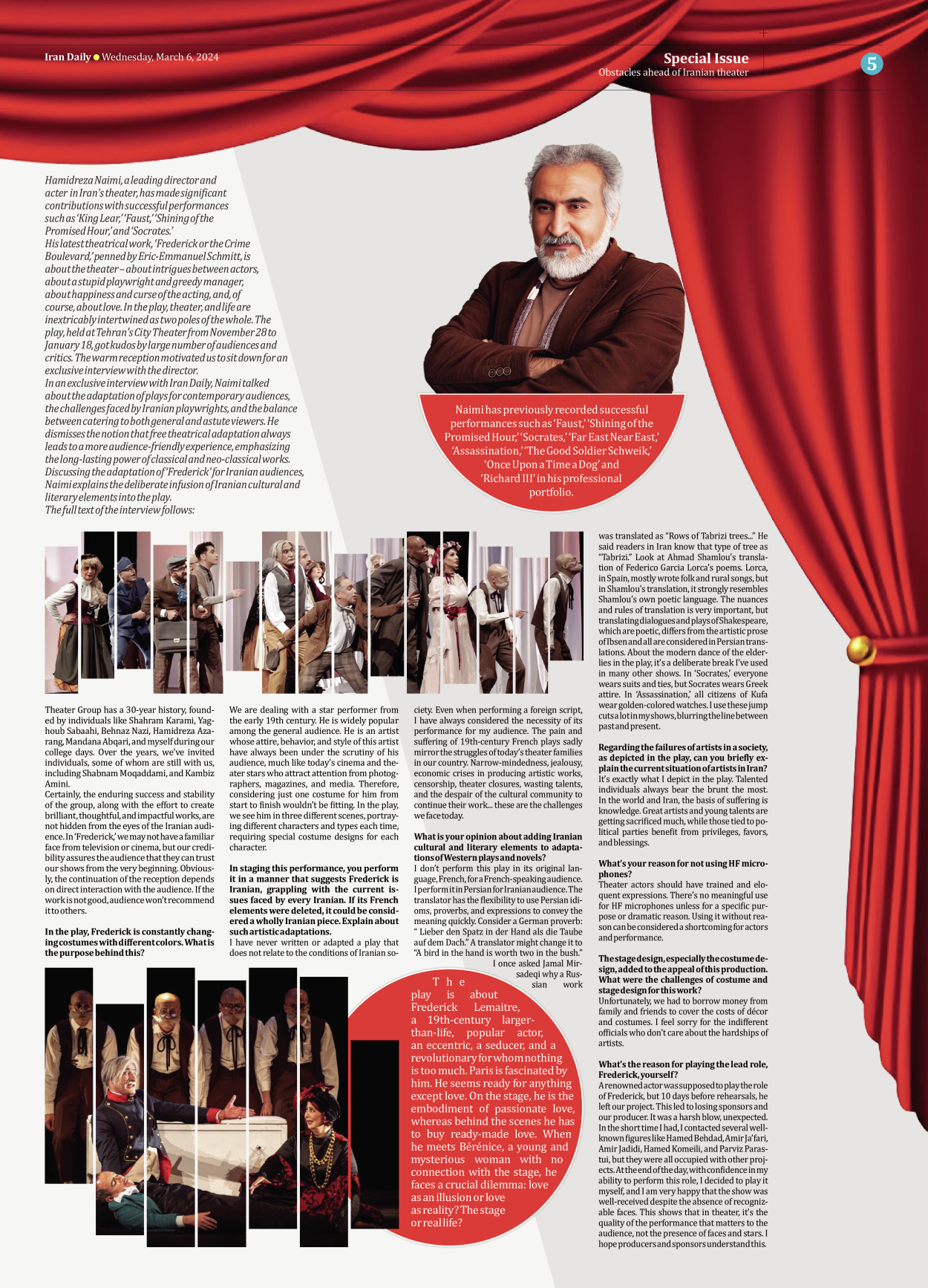 Iran Daily - Number Seven Thousand Five Hundred and Twenty Three - 06 March 2024 - Page 5