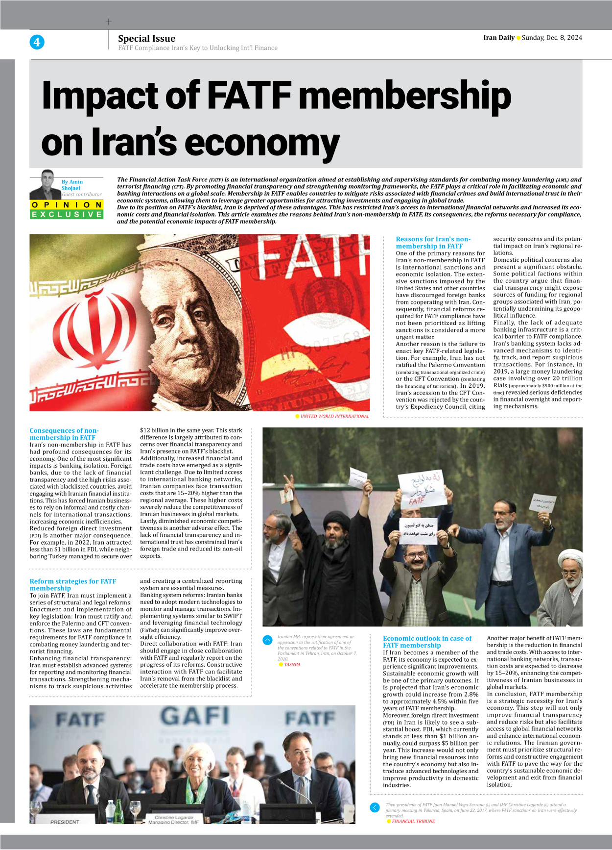 Iran Daily - Number Seven Thousand Seven Hundred and Seventeen - 08 December 2024 - Page 4