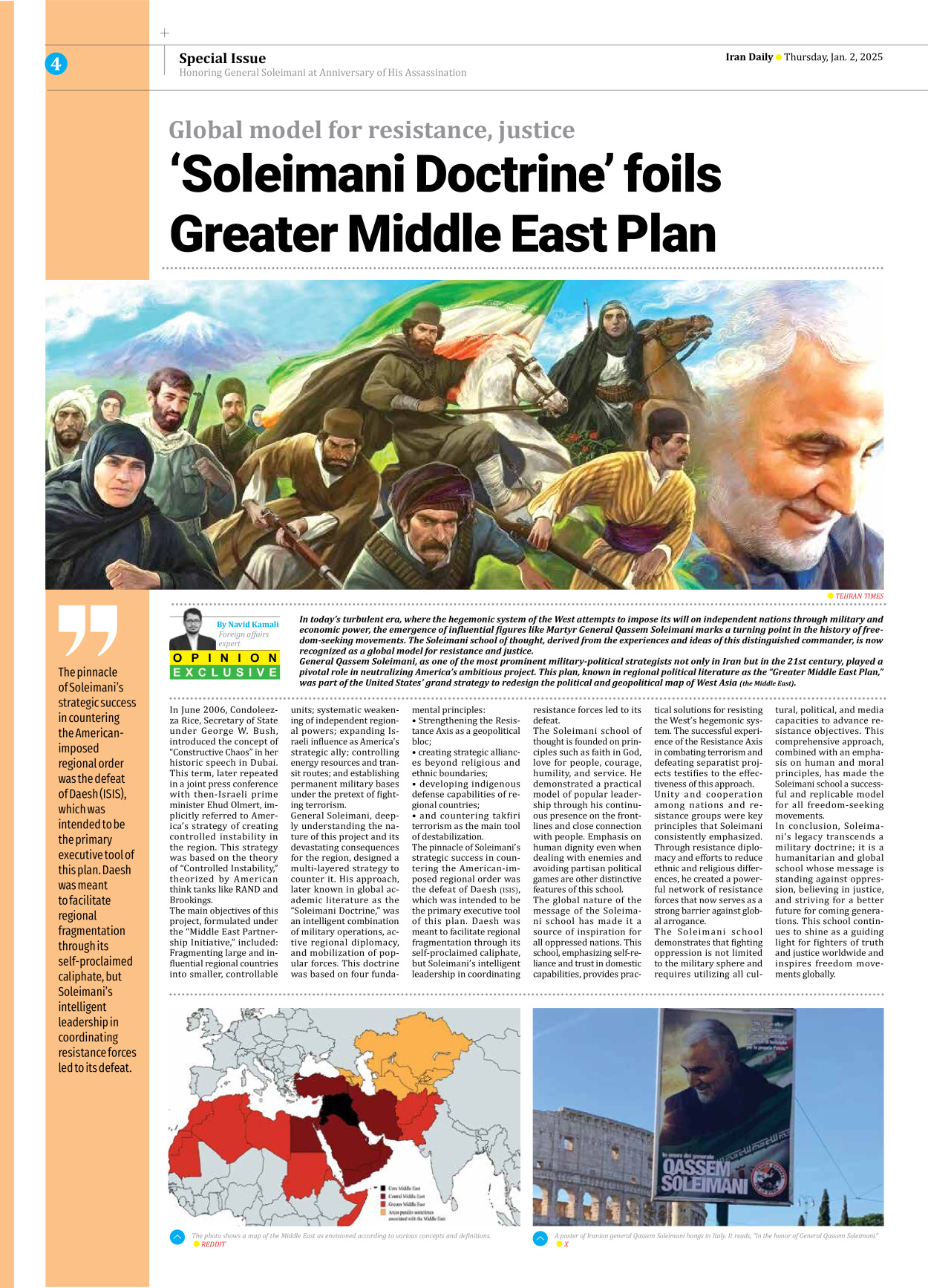 Iran Daily - Number Seven Thousand Seven Hundred and Thirty Six - 02 January 2025 - Page 4