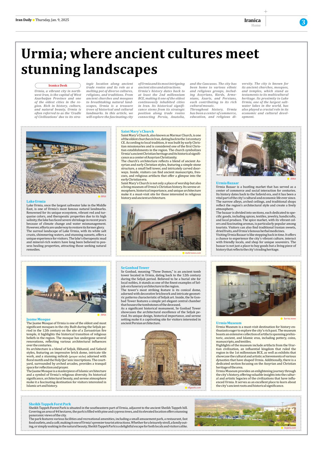 Iran Daily - Number Seven Thousand Seven Hundred and Forty Two - 09 January 2025 - Page 3