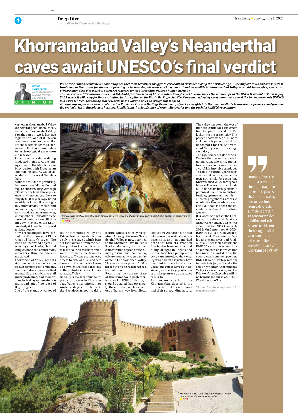 Iran Daily - Number Seven Thousand Eight Hundred and Forty Six - 01 June 2025 - Page 4