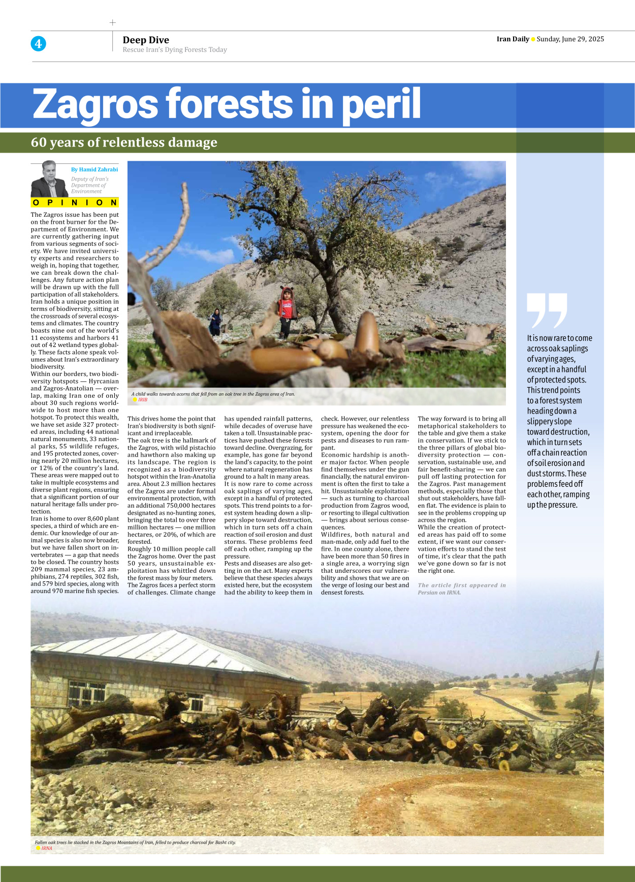 Iran Daily - Number Seven Thousand Eight Hundred and Sixty Seven - 29 June 2025 - Page 4