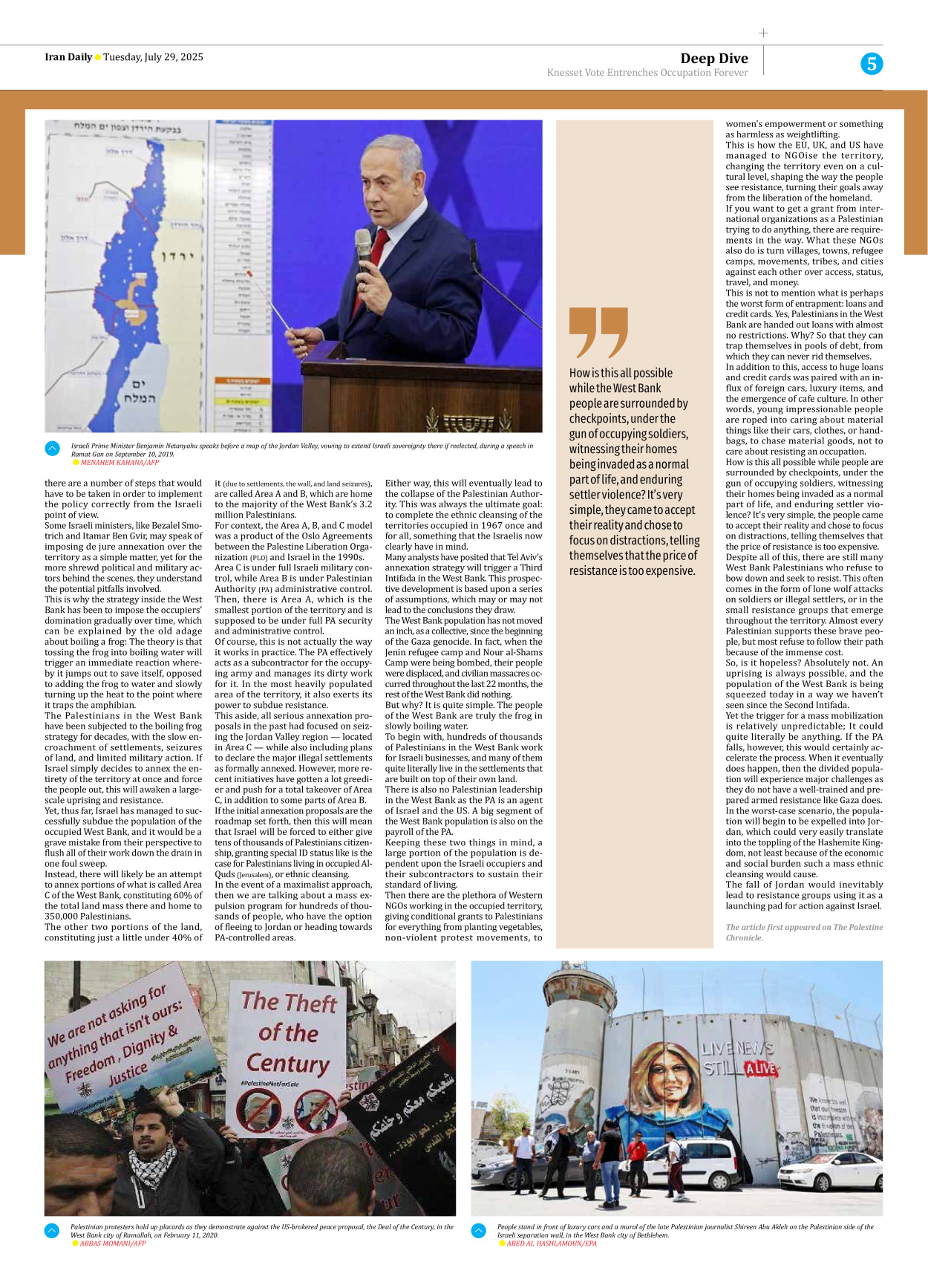 Iran Daily - Number Seven Thousand Eight Hundred and Ninety One - 29 July 2025 - Page 5