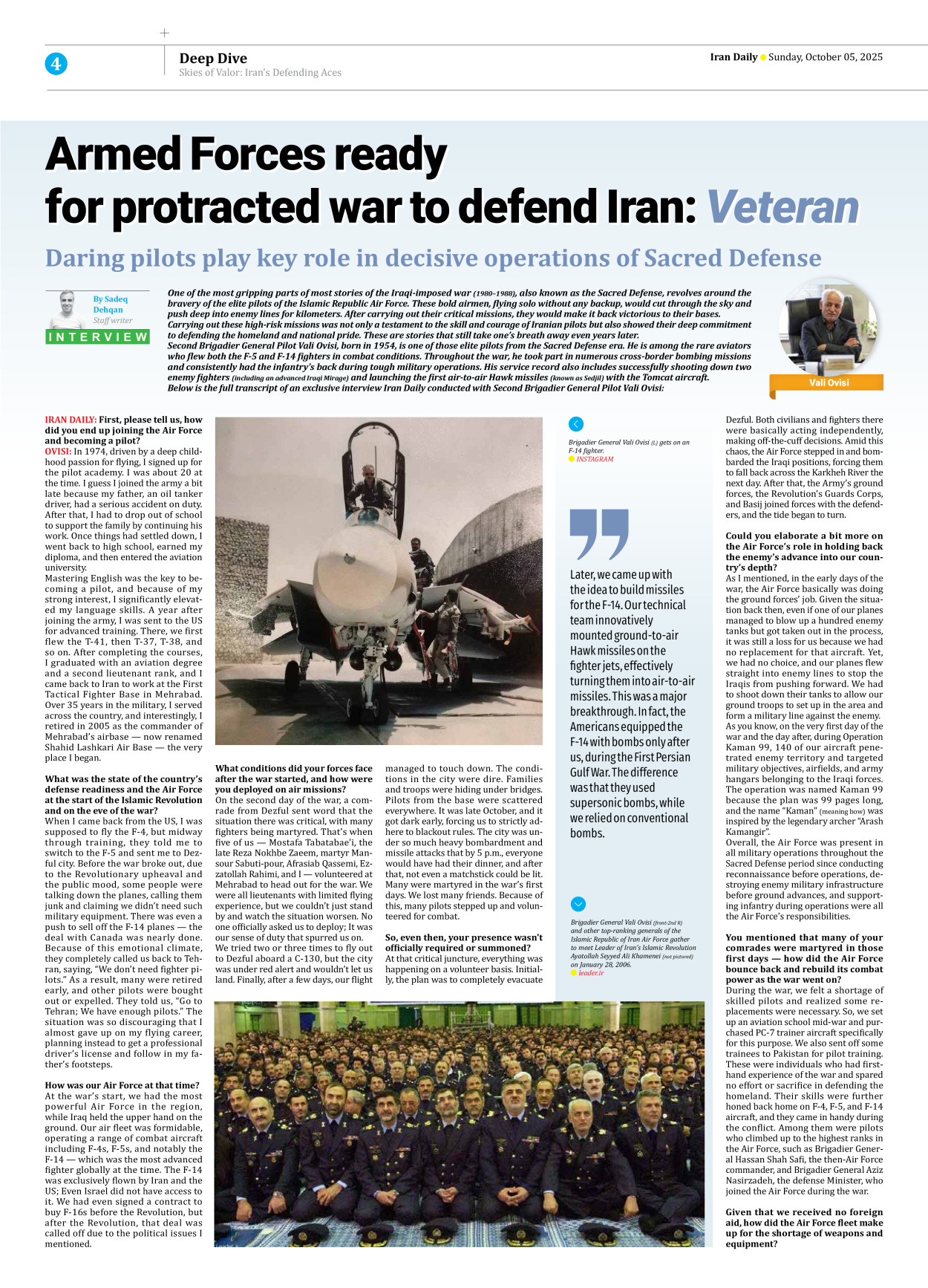 Iran Daily - Number Seven Thousand Nine Hundred and Forty Three - 05 October 2025 - Page 4