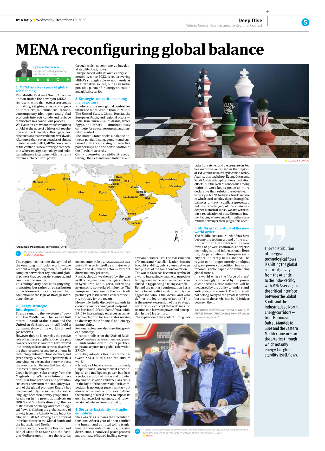 Iran Daily - Number Seven Thousand Nine Hundred and Ninety Nine - 10 December 2025 - Page 5