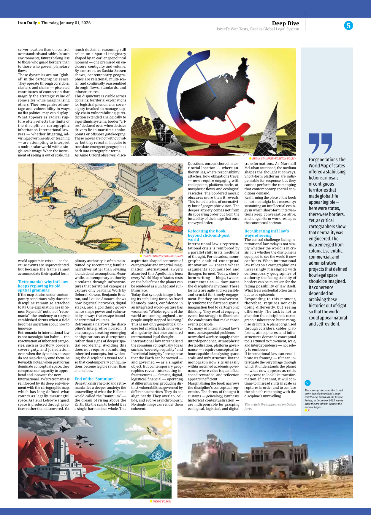 Iran Daily - Number Eight Thousand Eighteen - 01 January 2026 - Page 5