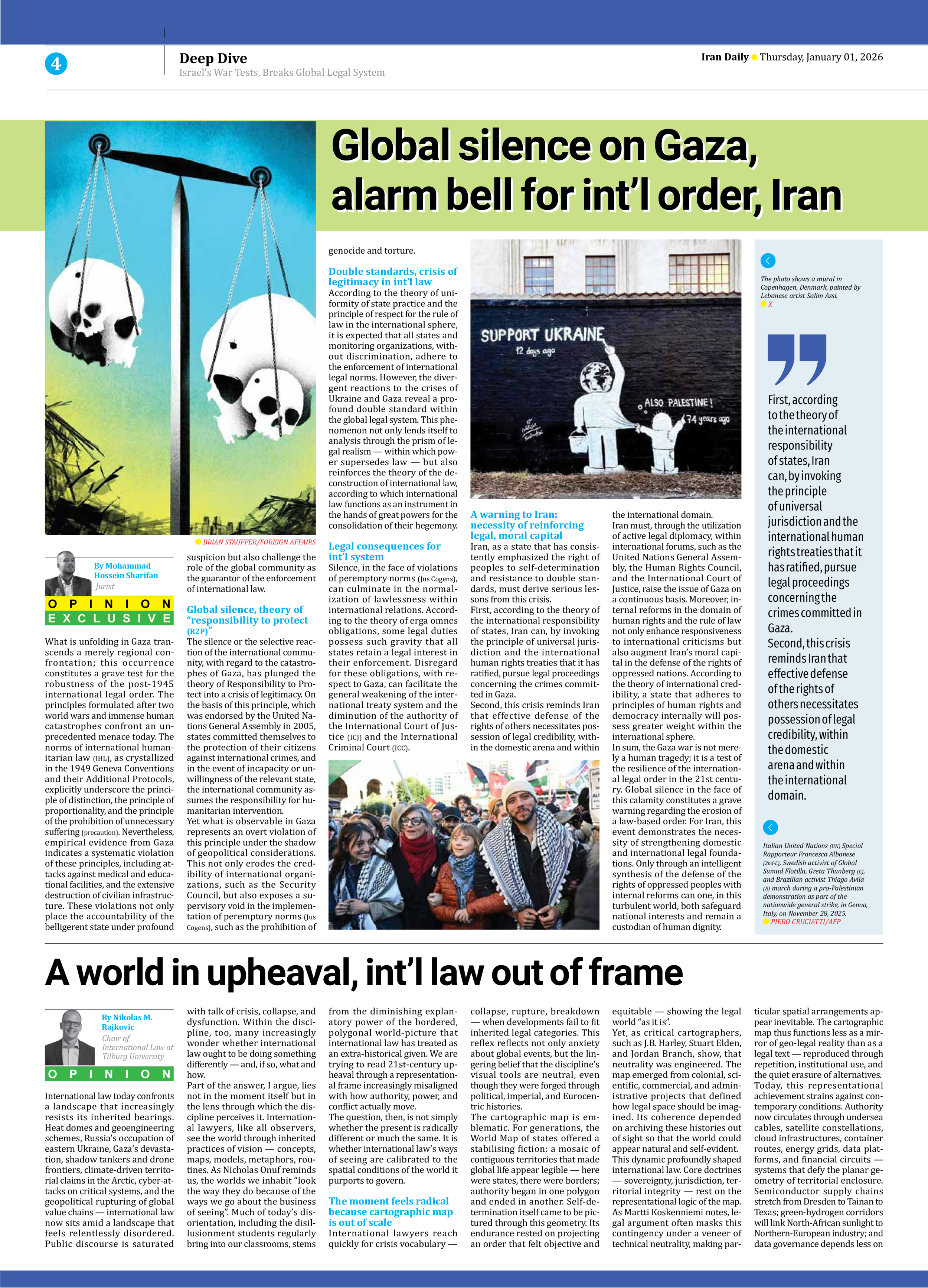 Iran Daily - Number Eight Thousand Eighteen - 01 January 2026 - Page 4
