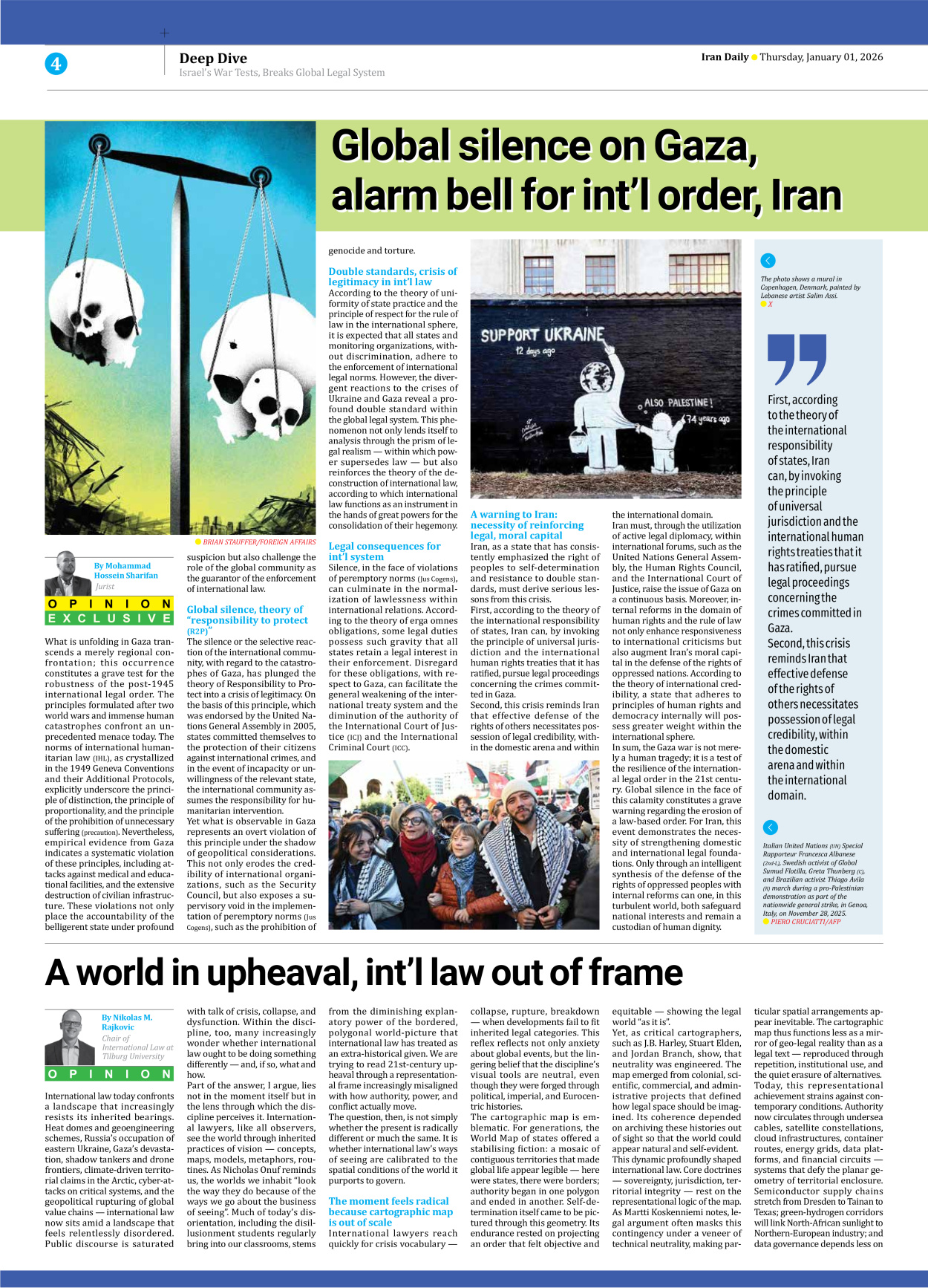 Iran Daily - Number Eight Thousand Eighteen - 01 January 2026 - Page 4