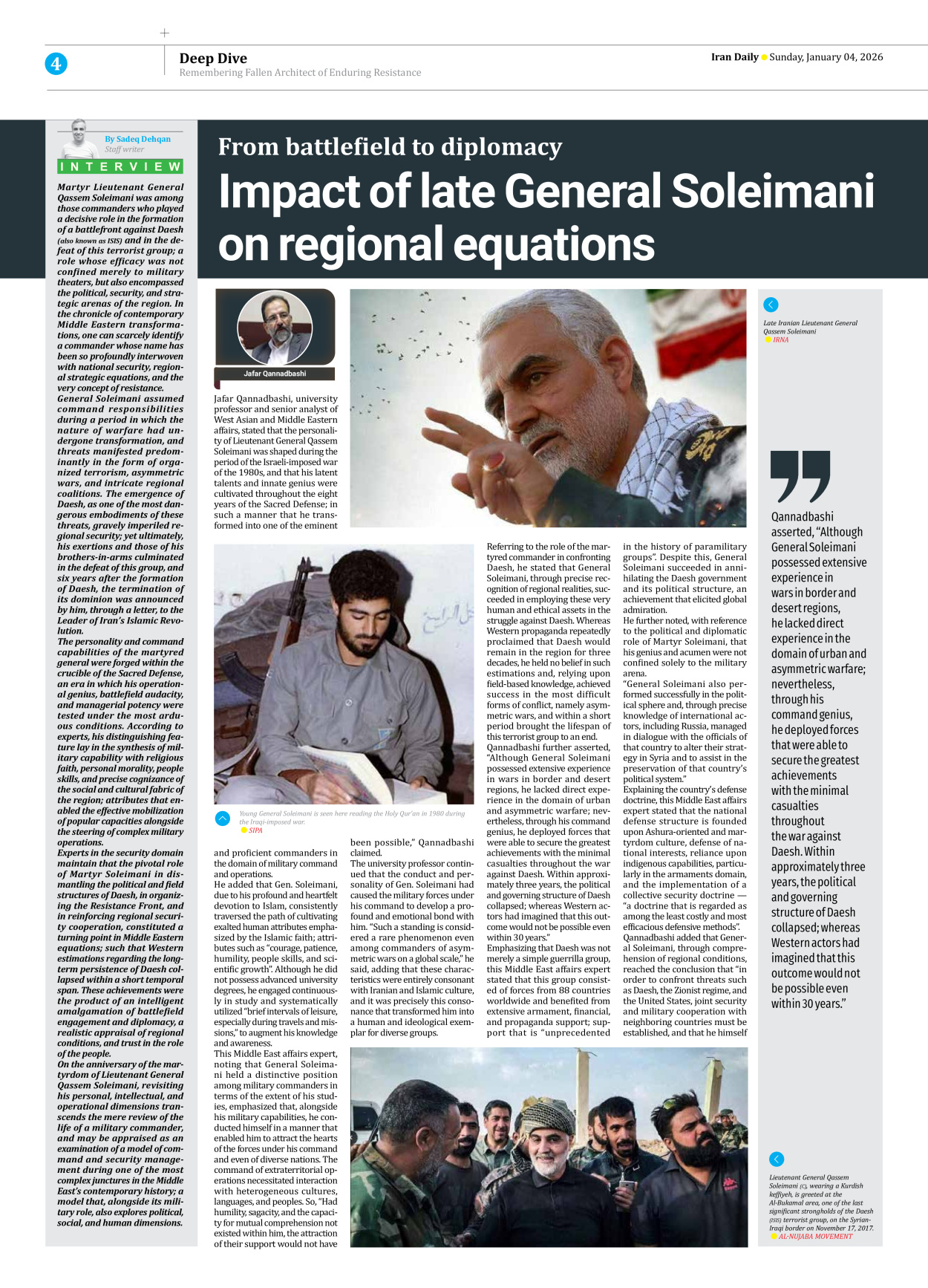 Iran Daily - Number Eight Thousand Nineteen - 04 January 2026 - Page 4