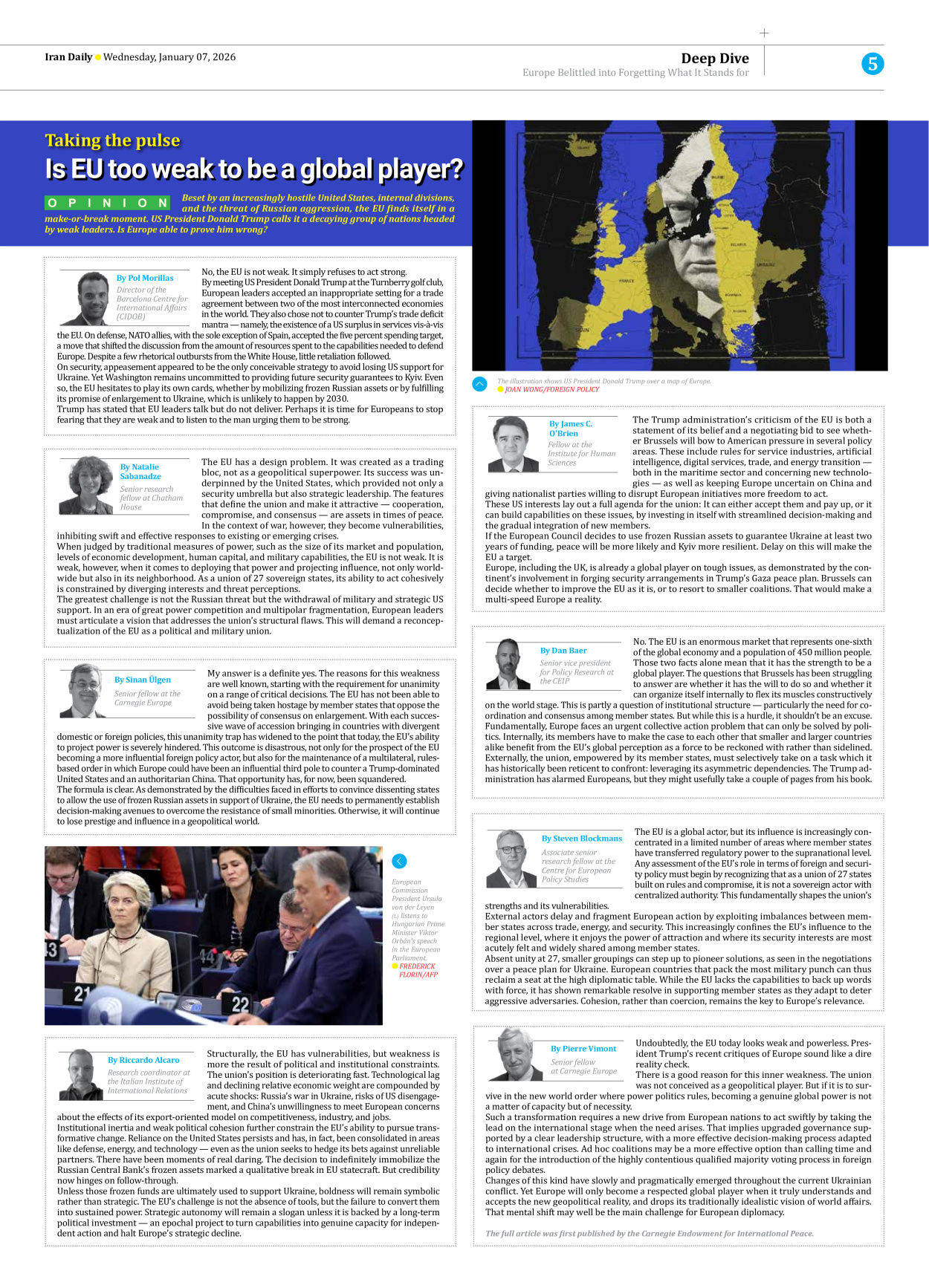 Iran Daily - Number Eight Thousand Twenty Two - 07 January 2026 - Page 5