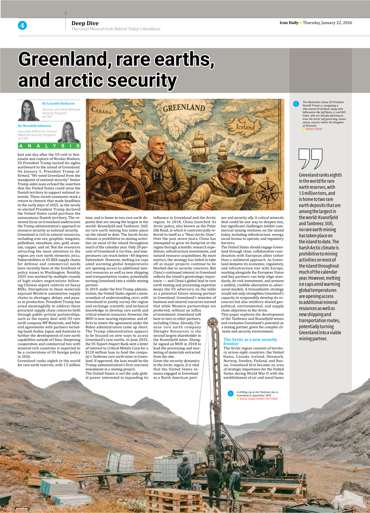 Iran Daily - Number Eight Thousand Thirty Four - 22 January 2026 - Page 4