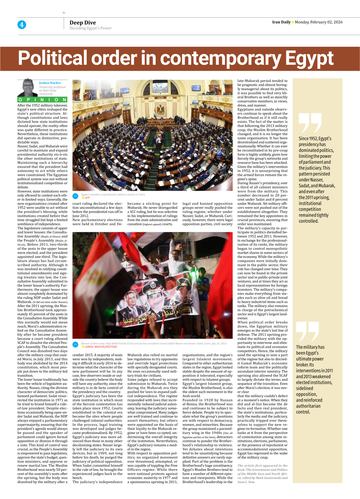 Iran Daily - Number Eight Thousand Forty Three - 02 February 2026 - Page 4