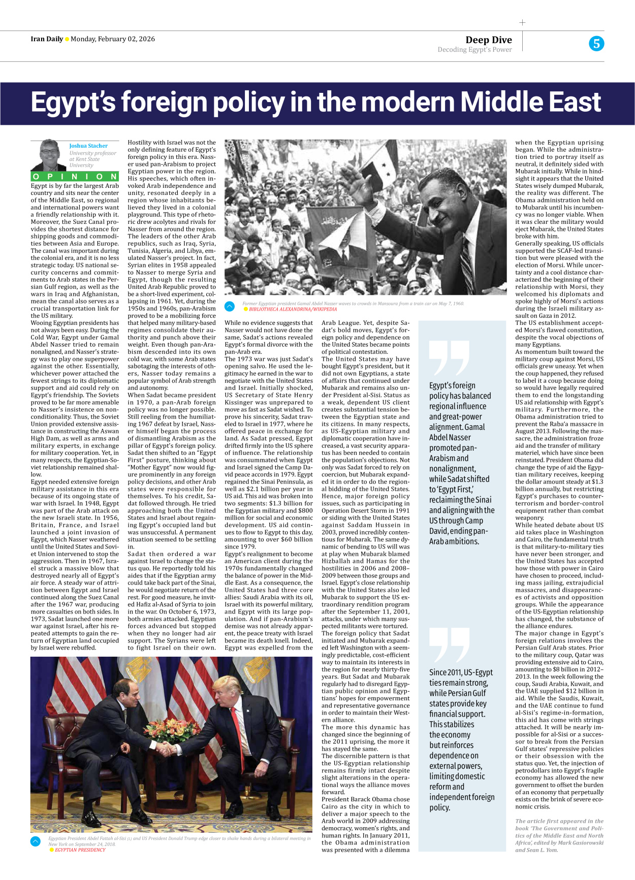 Iran Daily - Number Eight Thousand Forty Three - 02 February 2026 - Page 5