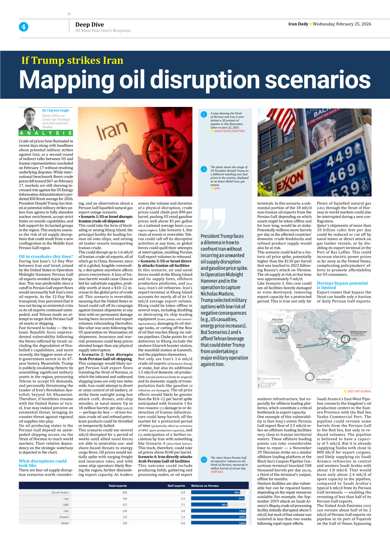 Iran Daily - Number Eight Thousand Sixty - 25 February 2026 - Page 4