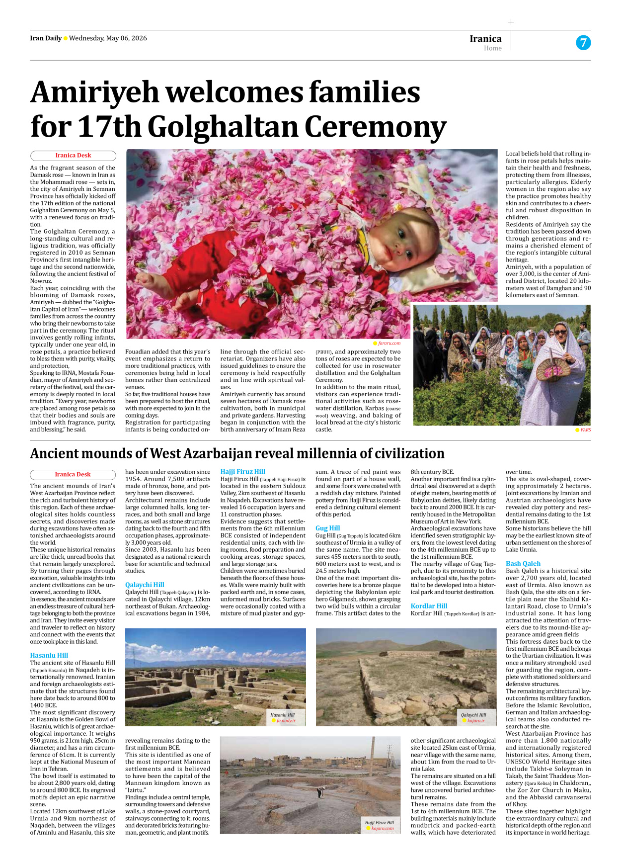 Iran Daily - Number Eight Thousand One Hundred and Ten - 06 May 2026 - Page 7