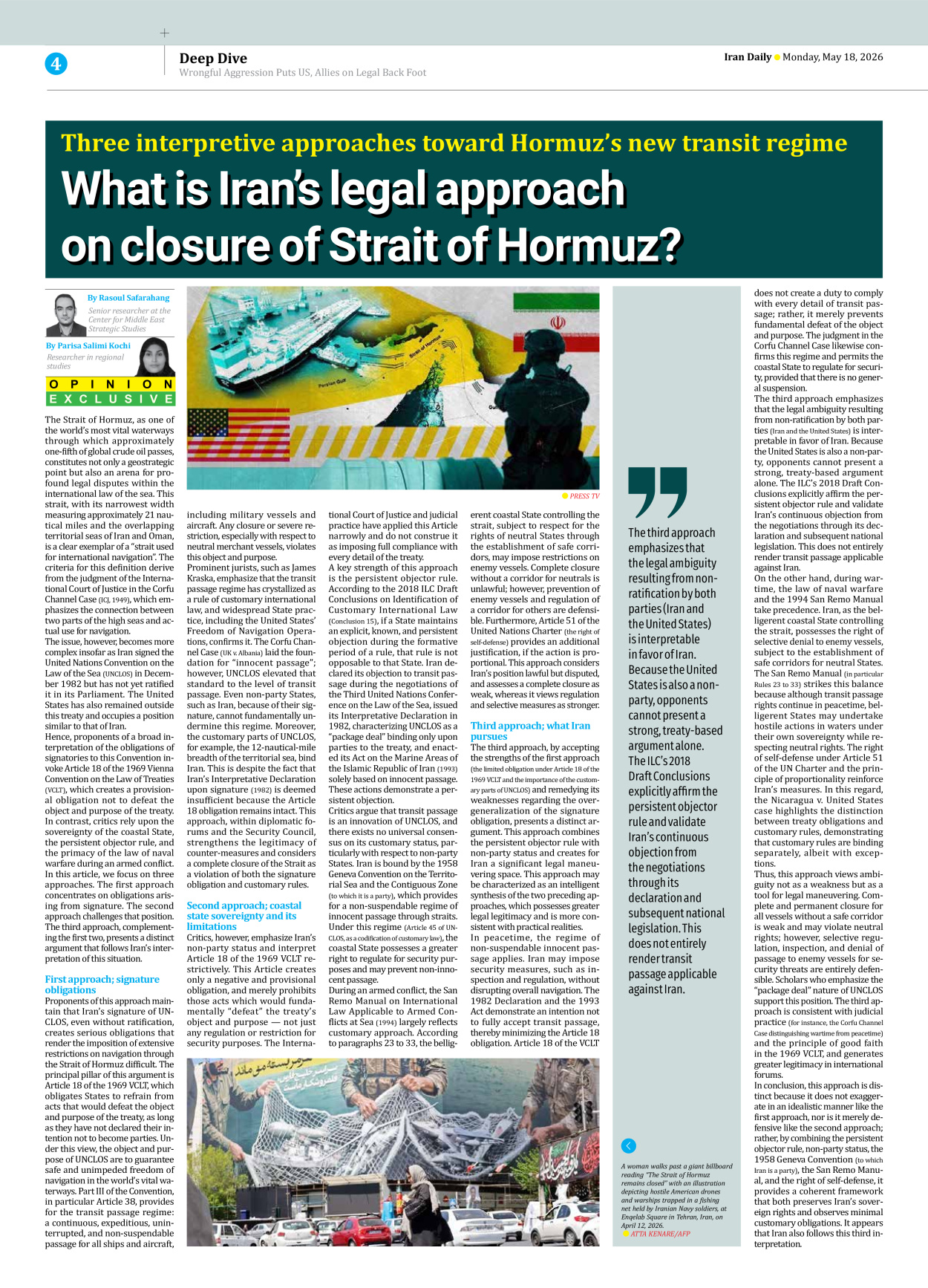 Iran Daily - Number Eight Thousand One Hundred and Twenty - 18 May 2026 - Page 4