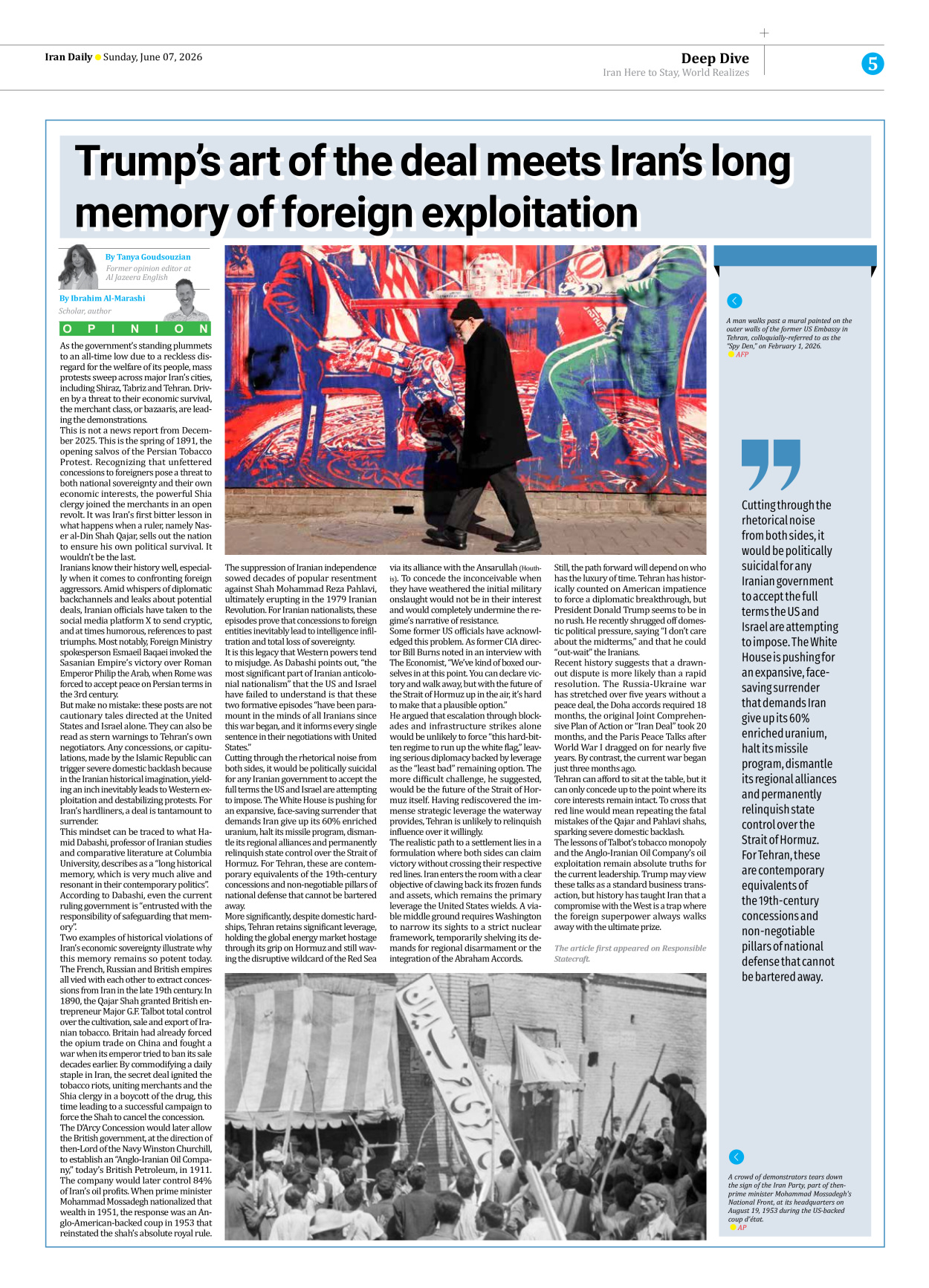 Iran Daily - Number Eight Thousand One Hundred and Thirty Four - 07 June 2026 - Page 5
