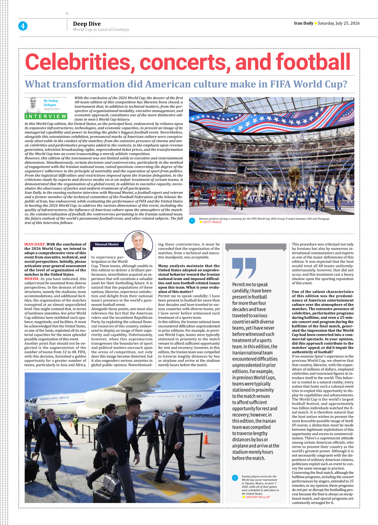 Iran Daily - Number Eight Thousand One Hundred and Seventy Two - 25 July 2026 - Page 4